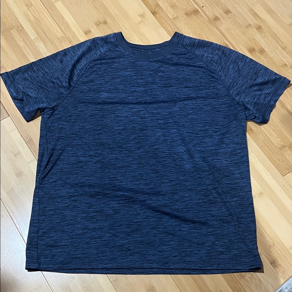 Men's Navy Short Sleeve Wicking Tee